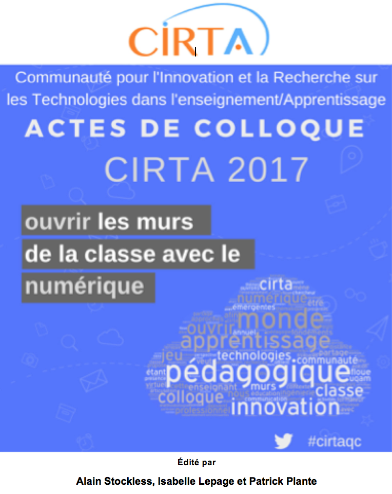 actes de colloque CIRTA 2017